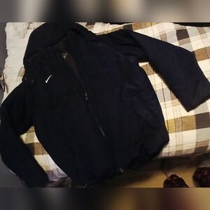 Nike Men's Dark Blue Winter Coat w/detachable Hood